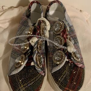 Kurt Geiger Multicolor Embellished Sneakers